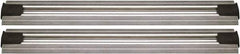 Quantum Storage - 2-1/2" Wide, Open Shelving Accessory/Component - Aluminum, Anodized Aluminum Finish, 180" Long, Use with Wire Shelving Units - All Tool & Supply