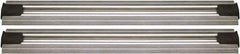 Quantum Storage - 2-1/2" Wide, Open Shelving Accessory/Component - Aluminum, Anodized Aluminum Finish, 96" Long, Use with Wire Shelving Units - All Tool & Supply