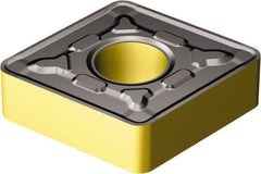 Sandvik Coromant - CNMG433 PR Grade 4335 Carbide Turning Insert - TiCN/AI2O3/TiN Finish, 80° Diamond, 1/2" Inscr Circle, 3/16" Thick, 3/64" Corner Radius - All Tool & Supply