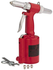 PRO-SOURCE - 3/32, 1/8, 5/32 & 3/16" Capacity, Air Riveter - 4 CFM, 14mm Long Stroke, 1/4 NPT Inlet - All Tool & Supply