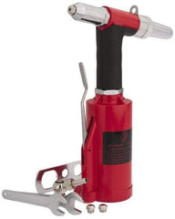 PRO-SOURCE - 1/8, 5/32 & 3/16" Capacity, Air Riveter - 4 CFM, 16mm Long Stroke, 1/4 NPT Inlet - All Tool & Supply