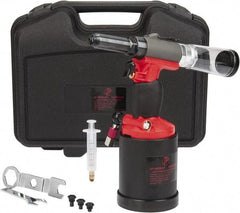 PRO-SOURCE - 3/16, 7/32, 1/4 & 5/16" Capacity, Air Riveter - 4 CFM, 22.5mm Long Stroke, 1/4 NPT Inlet - All Tool & Supply