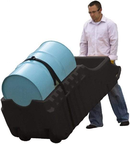 Justrite - Mobile Spill Containment Type: Poly Drum Caddy Number of Drums: 1 - All Tool & Supply