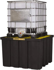 Justrite - 372 Gallon Sump Polyurethane IBC Pallet - 55 Inch Long x 55 Inch Wide x 37-1/2 Inch High, 1 Tote, 9,000 Lbs. Load Capacity, Fork Liftable - All Tool & Supply