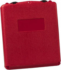 Justrite - 1 Piece Red Document Holders-Certificate/Document - 15-3/4" High x 13.3" Wide - All Tool & Supply