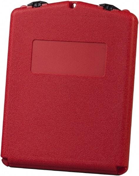 Justrite - 1 Piece Red Document Holders-Certificate/Document - 14-1/2" High x 11" Wide - All Tool & Supply