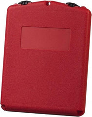 Justrite - 1 Piece Red Document Holders-Certificate/Document - 14-1/2" High x 11" Wide - All Tool & Supply