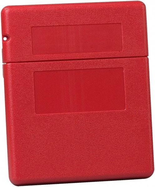 Justrite - 1 Piece Red Document Holders-Certificate/Document - 12-1/2" High x 10-1/4" Wide - All Tool & Supply