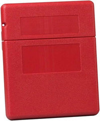 Justrite - 1 Piece Red Document Holders-Certificate/Document - 12-1/2" High x 10-1/4" Wide - All Tool & Supply