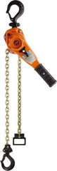 CM - 1,650 Lb Lifting Capacity, Lever Hoist - Made from Chain, 45 Lb Avg Pull to Lift Rated Load, 1 Chain - All Tool & Supply