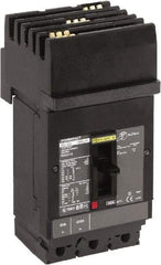 Square D - 15 Amp, 600 VAC, 3 Pole, Plug In Molded Case Circuit Breaker - Thermal Magnetic Trip, Multiple Breaking Capacity Ratings, 14-3/0 AWG - All Tool & Supply