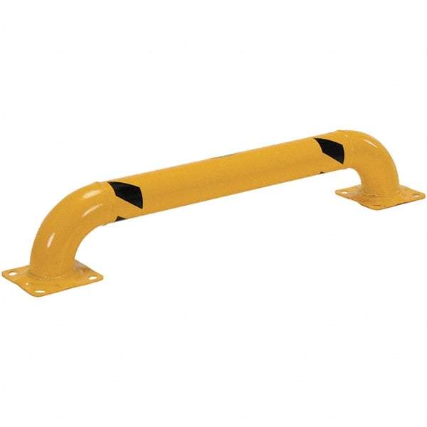 Vestil - 48" Long x 9" High, Steel Rack Guard - Low Profile, 4-1/2" Pipe - All Tool & Supply