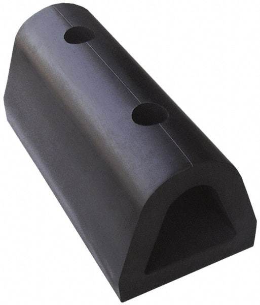 Vestil - 12 Inch Long x 6 Inch Wide x 6 Inch High Extruded Half-Oval Fender Bumper - 12 Inch Long x 6 Inch Wide x 6 Inch High Extruded Half-Oval Fender Bumper - All Tool & Supply