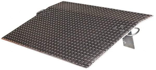 Vestil - 2,600 Lb Aluminum Dock Plate - 48" Long x 48" Wide x 7" High - All Tool & Supply