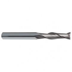 14mm Dia. x 150mm Overall Length 2-Flute Square End Solid Carbide SE End Mill-Round Shank-Center Cut-Uncoated - All Tool & Supply