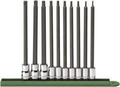 GearWrench - 10 Piece 1/4 & 3/8" Drive Torx Bit Socket Set - T8 to T50 Torx - All Tool & Supply