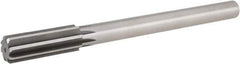 Hertel - 15/16" High Speed Steel Chucking Reamer - Straight Flute, 3/4" Straight Shank, 2-5/8" Flute Length, 10" OAL - All Tool & Supply