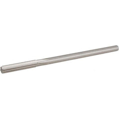 Hertel - Letter V Cobalt Chucking Reamer - Straight Flute, 0.3105" Straight Shank, 1-3/4" Flute Length, 7" OAL - All Tool & Supply