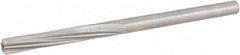 Hertel - #5 High Speed Steel 6 Flute Chucking Reamer - All Tool & Supply