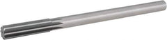 Hertel - 13/16" Cobalt 8 Flute Chucking Reamer - Straight Flute, Straight Shank, 2-1/2" Flute Length, 9-1/2" OAL - All Tool & Supply