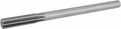 Chucking Reamer: 25/32″ Dia, 9-1/2″ OAL, 2-1/2″ Flute Length, Straight Shank, Cobalt Steel 8 Flute, RH