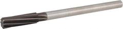 Hertel - 3/4" High Speed Steel 8 Flute Chucking Reamer - Spiral Flute, 5/8" Straight Shank, 2-1/2" Flute Length, 9-1/2" OAL - All Tool & Supply