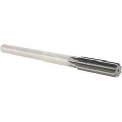 Hertel - 0.755" High Speed Steel 8 Flute Chucking Reamer - All Tool & Supply