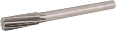 Hertel - 31/32" Cobalt 8 Flute Chucking Reamer - Spiral Flute, Straight Shank, 2-5/8" Flute Length, 10" OAL - All Tool & Supply