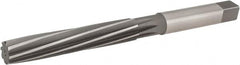 Hertel - 9/16" Diam, Straight Shank, 3-1/4" Flute, Hand Reamer - All Tool & Supply