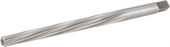 Hertel - #2 Pin, 0.2008" Diam, 0.1605" Small End, 13/64" Diam Straight Shank, 1-15/16" Flute, Taper Pin Reamer - All Tool & Supply