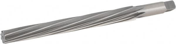 Hertel - #12 Pin, 1.05" Diam, 0.842" Small End, 3/4" Diam Straight Shank, 10" Flute, Taper Pin Reamer - All Tool & Supply