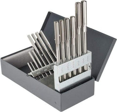 Hertel - 0.123" to 0.4995", Chucking Reamer Set - Straight Flute, Right Hand Cut, 14 Pieces - All Tool & Supply