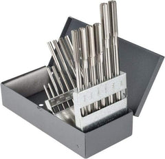 Hertel - 0.124" to 0.501", Chucking Reamer Set - Straight Flute, Right Hand Cut, 14 Pieces - All Tool & Supply