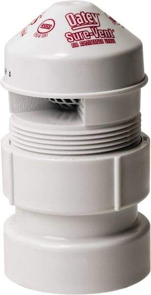 Oatey - Faucet Replacement Air Admittance Valve - PVC, Use with Up to 3" Vent Pipes - All Tool & Supply