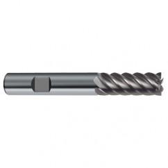 25mm Dia. - 121mm OAL - 45° Helix Bright Carbide End Mill - 10 FL - All Tool & Supply