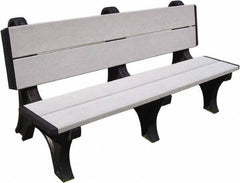 Vestil - 4' Long x 28" Wide, Recycled Plastic Bench Seat - All Tool & Supply