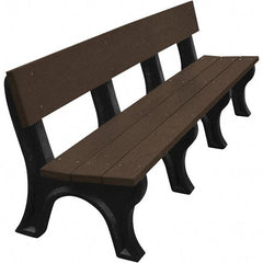 Vestil - 8' Long x 26-1/4" Wide, Recycled Plastic Bench Seat - All Tool & Supply