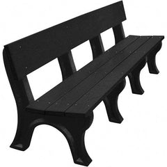 Vestil - 8' Long x 26-1/4" Wide, Recycled Plastic Bench Seat - All Tool & Supply