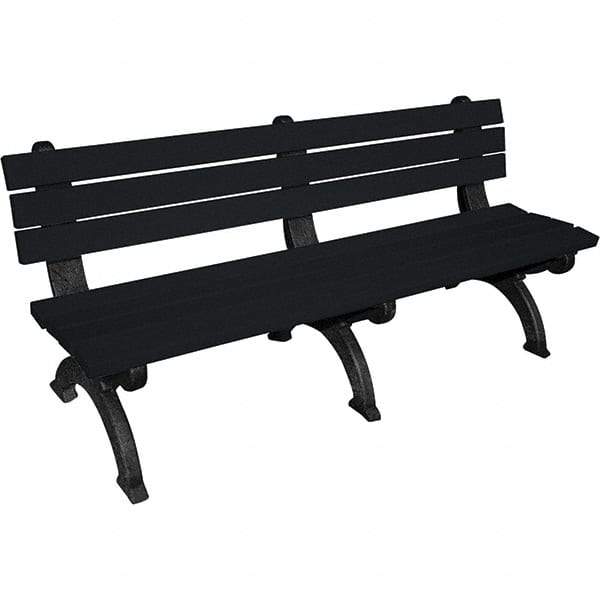 Vestil - 6' Long x 29" Wide, Recycled Plastic Bench Seat - All Tool & Supply