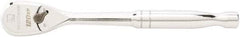 GearWrench - 3/8" Drive Pear Head Ratchet - Full Polish Chrome Finish, 8" OAL, 60 Gear Teeth, Full Polished Handle, Standard Head - All Tool & Supply