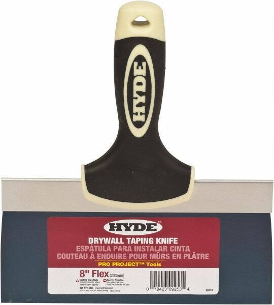 Hyde Tools - 8" Wide Flexible Blade Steel Joint Knife - Flexible - All Tool & Supply