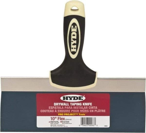 Hyde Tools - 10" Wide Flexible Blade Steel Joint Knife - Flexible - All Tool & Supply