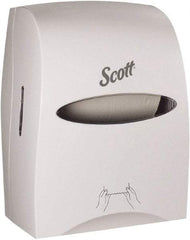 Scott - Hands Free, Plastic Paper Towel Dispenser - 16.13" High x 12.63" Wide x 10.2" Deep, 1 Roll, White - All Tool & Supply