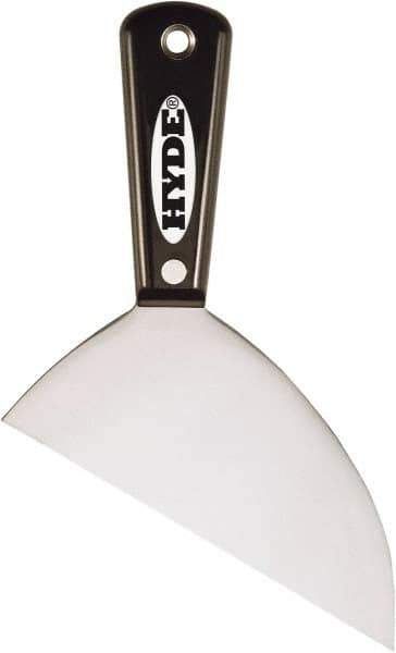 Hyde Tools - 6" Wide Point Edge Blade Steel Joint Knife - Stiff, Nylon Handle - All Tool & Supply