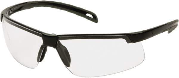 PYRAMEX - Clear Lenses, Framed Safety Glasses - Anti-Fog, Size Universal, Wrap Around - All Tool & Supply