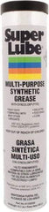 Synco Chemical - 14.1 oz Cartridge Synthetic Lubricant w/PTFE General Purpose Grease - Translucent White, Food Grade, 450°F Max Temp, NLGIG 000, - All Tool & Supply