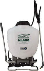 Smith Performance Sprayers - 4 Gal Chemical Safe Garden Backpack Sprayer - Polyethylene Tank, Wide Mouth, Reinforced Hose - All Tool & Supply