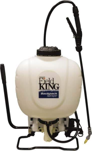 Smith Performance Sprayers - 4 Gal Chemical Safe Garden Backpack Sprayer - Polyethylene Tank, Wide Mouth, Reinforced Hose - All Tool & Supply