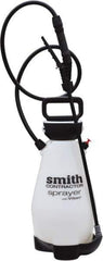 Smith Performance Sprayers - 2 Gal Chemical Safe Garden Hand Sprayer - Use with Cleaners/Degreasers, Polyethylene Tank, Funnel Mouth, Reinforced Hose - All Tool & Supply