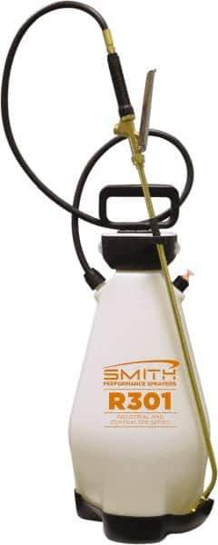 Smith Performance Sprayers - 3 Gal Chemical Safe Garden Hand Sprayer - Polyethylene Tank, Funnel Mouth, Reinforced Hose - All Tool & Supply